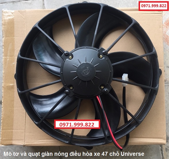 MÔ TƠ QUẠT GIÀN NÓNG ĐIỀU HÒA XE KHÁCH 47 CHỖ UNIVERSE